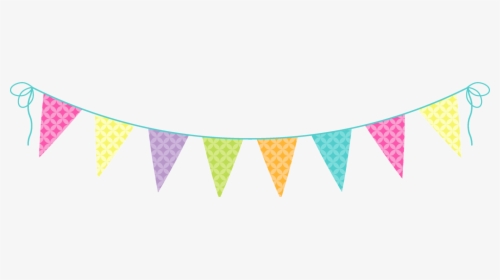 Clipart Banner Triangle - Party Banner Clipart, HD Png Download, Free Download
