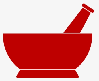 Red Mortar And Pestle Merchandise - Mortar And Pestle Pharmacy Logo, HD Png Download, Free Download