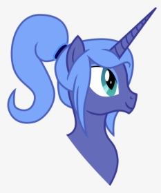 Princess Luna Ponytail Clipart , Png Download - Cartoon Character Pony Tail, Transparent Png, Free Download