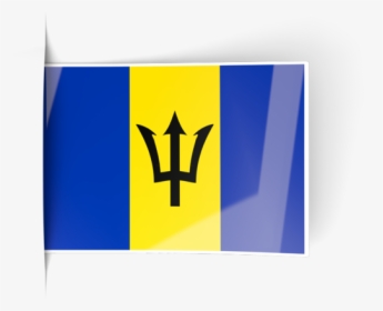 Clip Art Labels Illustration - Barbados Flag, HD Png Download, Free Download
