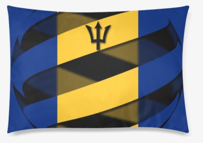 The Flag Of Barbados Custom Zippered Pillow Case 20"x30" - Throw Pillow, HD Png Download, Free Download