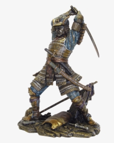 Samurai Swordsman Statue - Japanese Statues, HD Png Download, Free Download