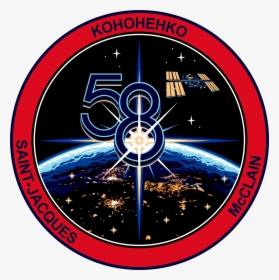 Iss Expedition 58 Patch, HD Png Download, Free Download