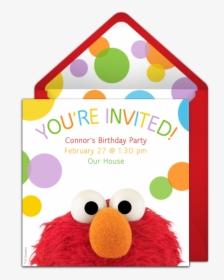 Elmo 2nd Birthday Party Invitations, HD Png Download, Free Download