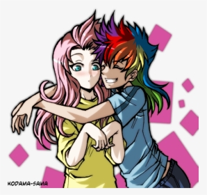 Kodama-sama Rainbow Dash Fluttershy Pony Pink Cartoon - My Little Pony: Friendship Is Magic, HD Png Download, Free Download