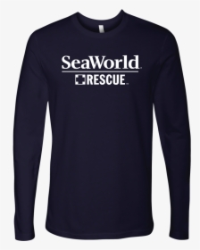 Seaworld Rescue Logo Long Sleeve Tee"  Class= - Seaworld Adventure Parks, HD Png Download, Free Download