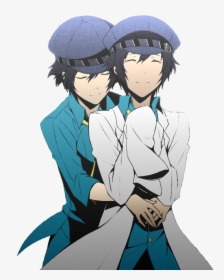 “nobody Asked For A Colored Version Of Naoto Hugging - Persona 4 Naoto Fanart, HD Png Download, Free Download