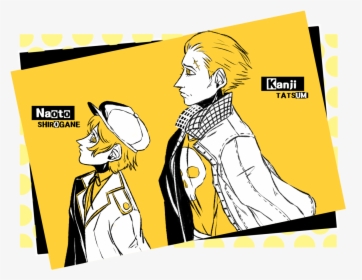 I Like Persona 4 So Far, These Are Pretty Lovely Boys - Cartoon, HD Png Download, Free Download