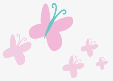 Transparent Purple Butterflies Clipart - My Little Pony Rainbow Power Cutie Mark, HD Png Download, Free Download