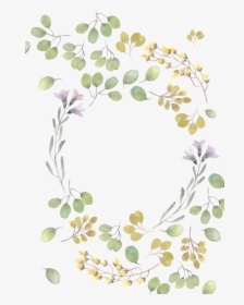 Decorative Leaf Png Free Download - Greenery Watercolor Leaves Png, Transparent Png, Free Download