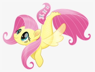 My Little Pony The Movie Fluttershy Seapony, HD Png Download, Free Download