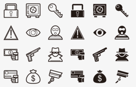 Theft Icons Vector - Illustration, HD Png Download, Free Download