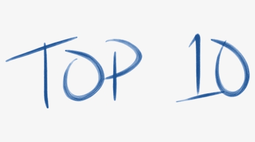 Top 10 1 2 - Calligraphy, HD Png Download, Free Download
