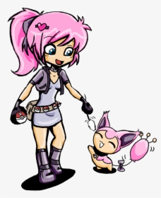 Ren And Skitty - Cartoon, HD Png Download, Free Download