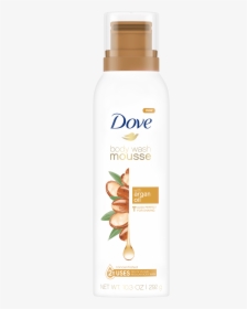 Body Wash Mousse With Argan Oil - Dove Body Wash Mousse, HD Png Download, Free Download