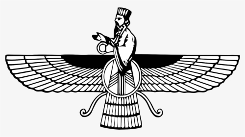 Greece Clipart Persian Empire - Zoroastrianism Symbol, HD Png Download, Free Download