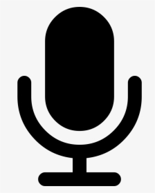 Microphone Black Shape - Voice Search Icon Png, Transparent Png, Free Download