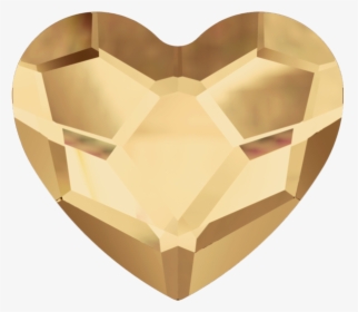 Swarovski 2808 Heart Crystal Golden Shadow - Little Love Hearts, HD Png Download, Free Download