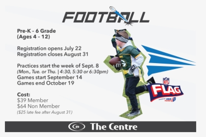 Website Info Fall Sports 2019-01 - Flag Football, HD Png Download, Free Download