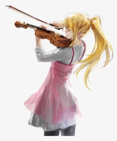 Your Lie In April Kaori Playing Violin, HD Png Download, Free Download