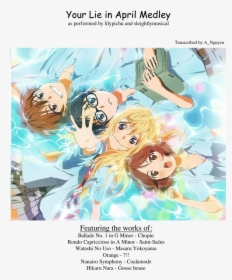 Your Lie In April, HD Png Download, Free Download