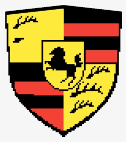 Pixel Art Logo Porsche, HD Png Download, Free Download