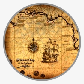 Pirate - Real Old Pirate Maps, HD Png Download, Free Download