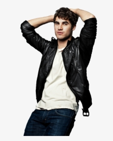 Darren Criss Leather Jacket, HD Png Download, Free Download