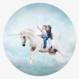 Riding On A Flying Unicorn, HD Png Download, Free Download