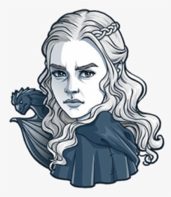 Game Of Thrones Daenerys Targaryen Jon Snow Tyrion - Telegram Sticker Png Game Of Thrones, Transparent Png, Free Download