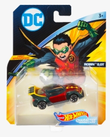 0t 1/64th Scale Die-cast Hot Wheels Vehicle - Hot Wheels Character Cars Robin, HD Png Download, Free Download
