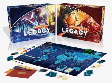 Pandemic Legacy Board Game, HD Png Download, Free Download