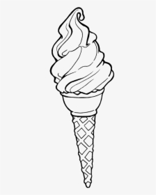 Ice Cream Drawing With Colour, HD Png Download, Free Download