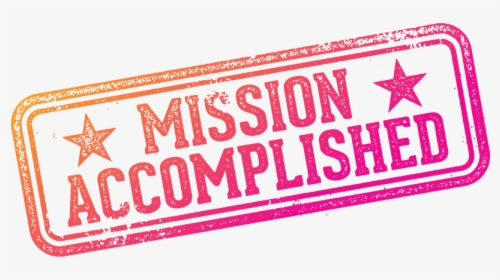 Pink Mission Accomplished Png Transparent, Png Download, Free Download