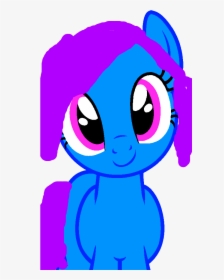 Mlp Base Innocent Smile By Apocolyptik-d6cuim9 - Rainbow Dash Eyes And Hair, HD Png Download, Free Download
