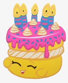 Shopkins Clipart Transparent Png - Shopkins Birthday Cake Clipart, Png Download, Free Download
