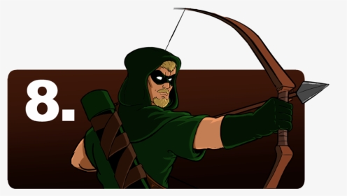 Aaah, Green Arrow, One Of The Lamer Dc Superheroes - Ranged Weapon, HD Png Download, Free Download