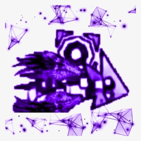 #remix #sticker #purple #geometrydash #geometrydashicon - Illustration, HD Png Download, Free Download
