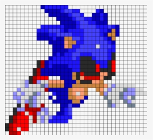 View Media - Sonic Exe Pixel Art Minecraft, HD Png Download, Free Download