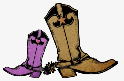 Cowboy Boot Clipart , Png Download - Cowboy Boot Png Cartoon, Transparent Png, Free Download