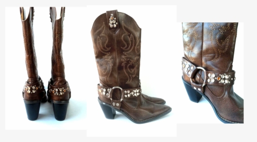 Blinged Out Cowgirl Boots - Riding Boot, HD Png Download, Free Download