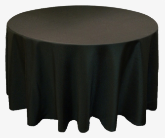 6ft Round Black Tablecloth, HD Png Download, Free Download