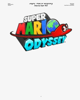 Transparent Mario 1 Up Png - Mario Odyssey On Nintendo Switch Logo, Png Download, Free Download