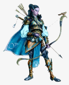 #woman #female #brunette #archer #armor #warrior #fantasy, HD Png Download, Free Download