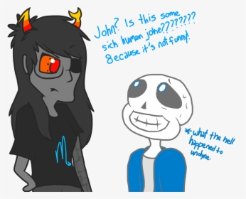 Image Royalty Free Stock When Meets Homestuck By Snowflakephan - Undertale Meets Homestuck, HD Png Download, Free Download