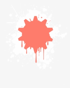 Homestuck Time God Tier Symbol Splatter By Kunfuzi - Transparent Yellow Paint Splash Png, Png Download, Free Download