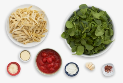 Fresh Basil Fettuccine With Datterini Tomatoes & Goat - Spaghetti, HD Png Download, Free Download