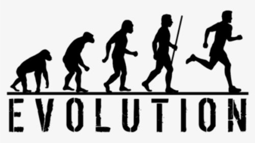 Evolution Of Man Png - Evolution Of Man Running, Transparent Png, Free Download