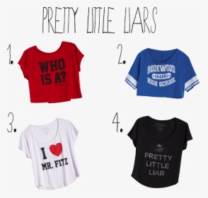 Pretty Little Liars And T-shirt Image - Girl, HD Png Download, Free Download