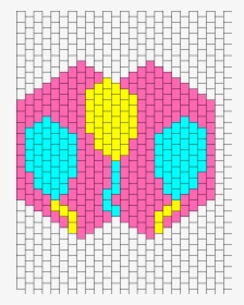 Pinkie Pie Cutie Mark Bead Pattern - Squirtle Kandi Mask, HD Png Download, Free Download